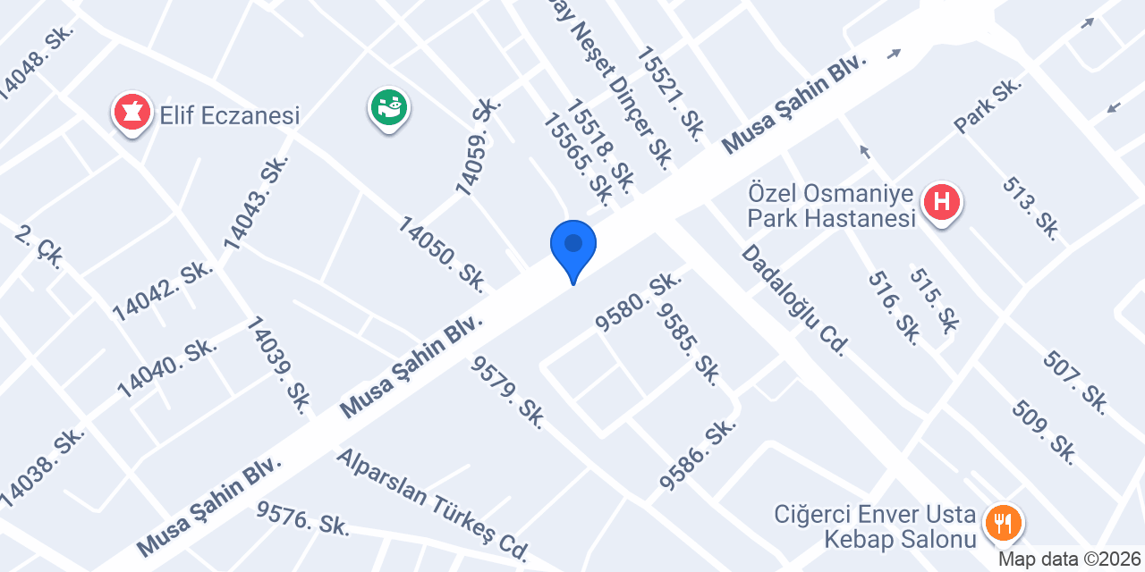 Cadde Kebap ve İskender konumu