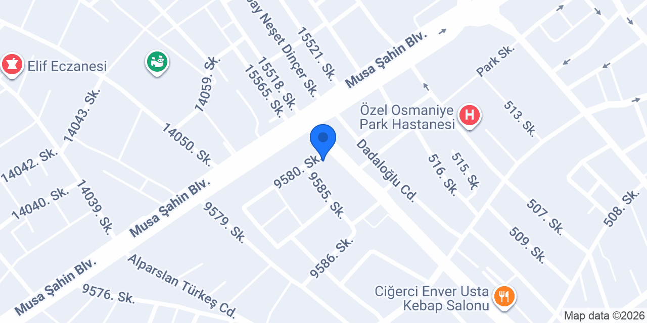 Osmaniye Vip transfer konumu