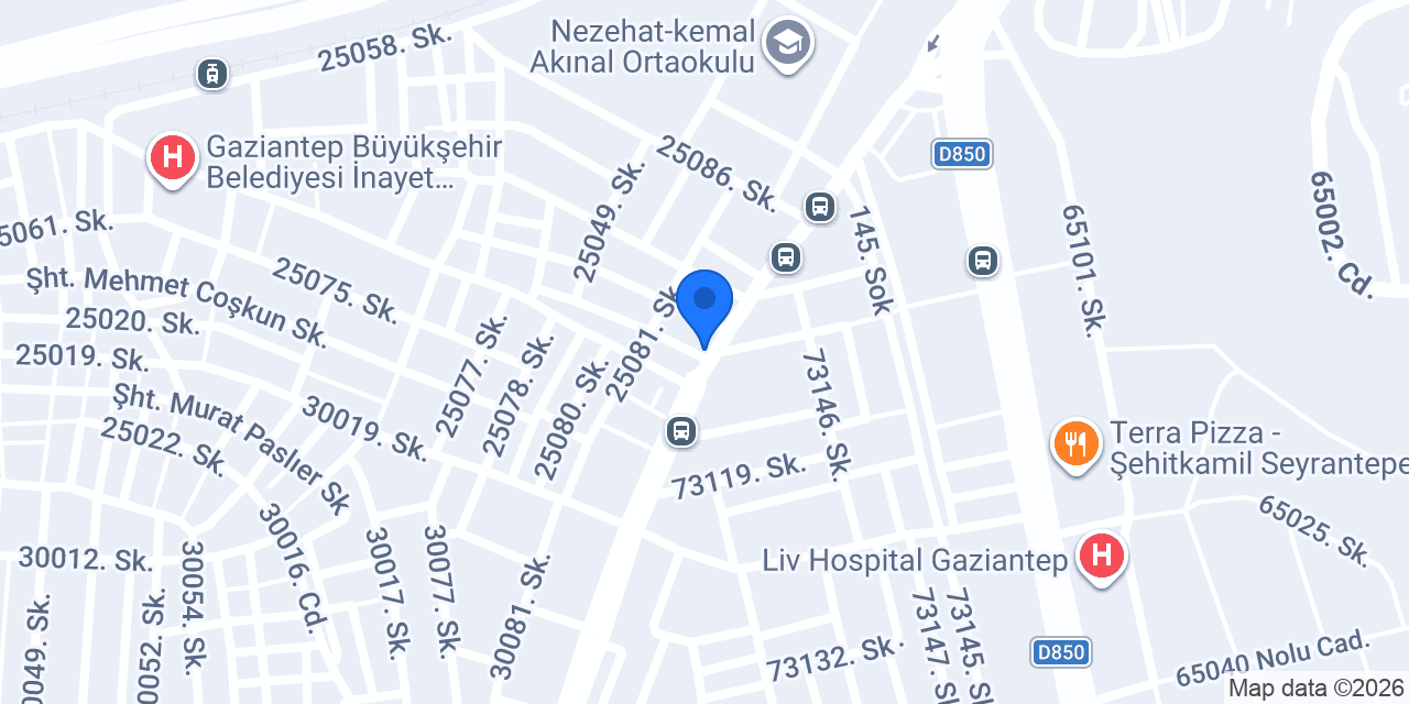 Bir Tık Çiçek konumu