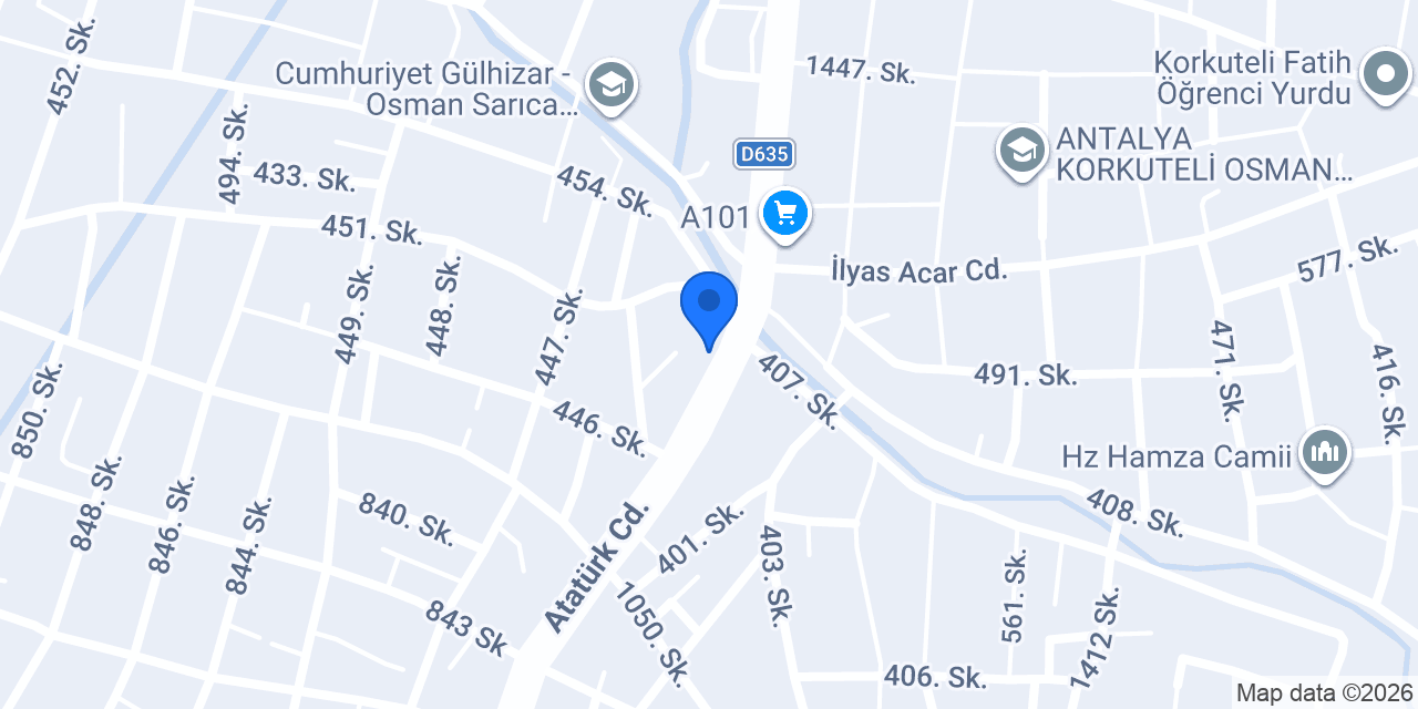Şavkoğulları Emlak Auto konumu
