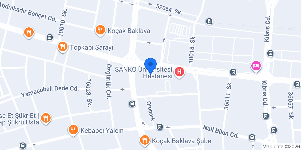 Gaziantep Yeminli Tercüme konumu
