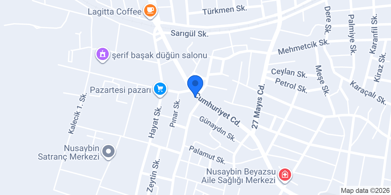NUSAYBİN SERİNCE ÇİĞ KÖFTE konumu