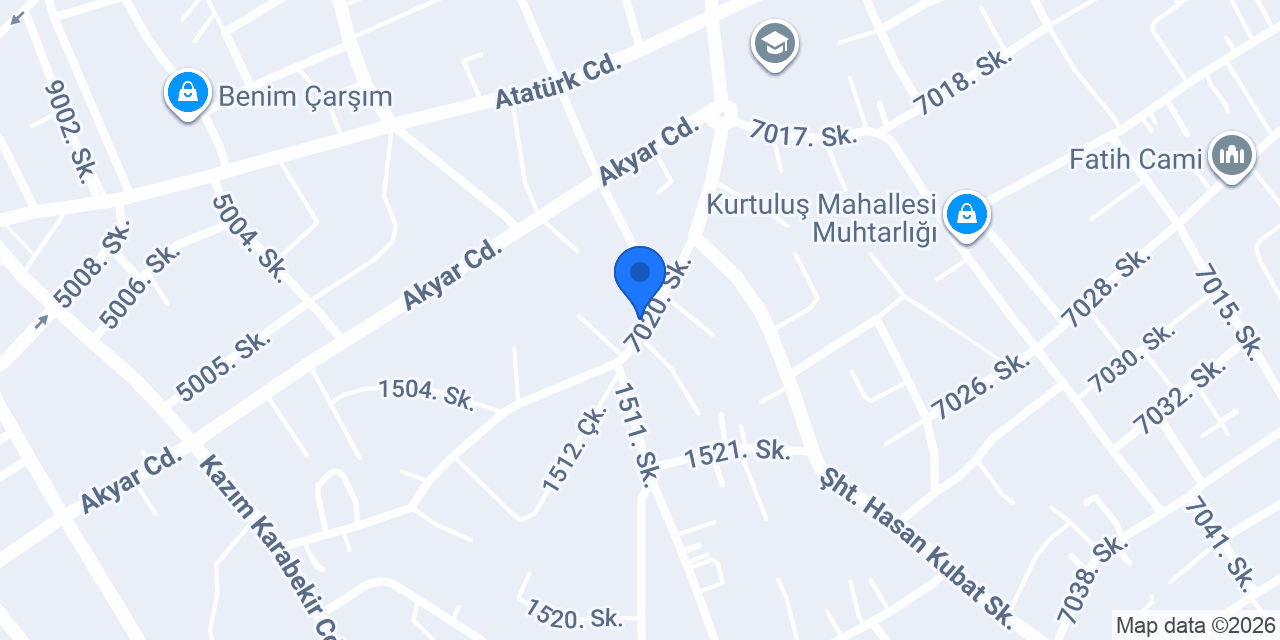 Çelikler Lahmacun Salonu konumu