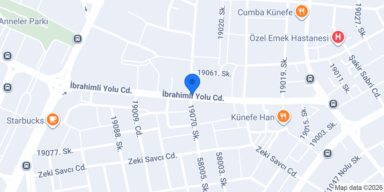 Mavim Boya Yapı Elemaları konumu