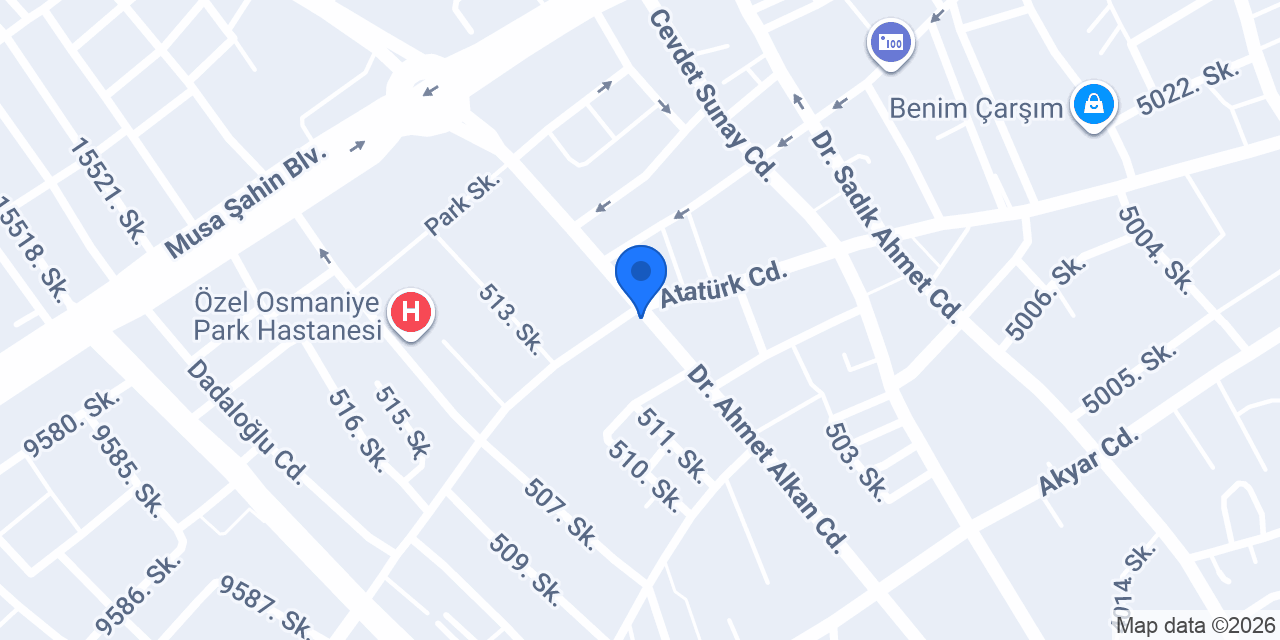 Beyaz Optik konumu