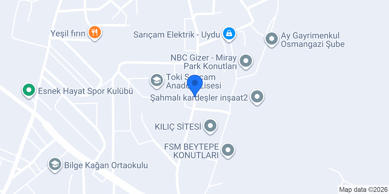 Baştuğ sağlık kabini konumu
