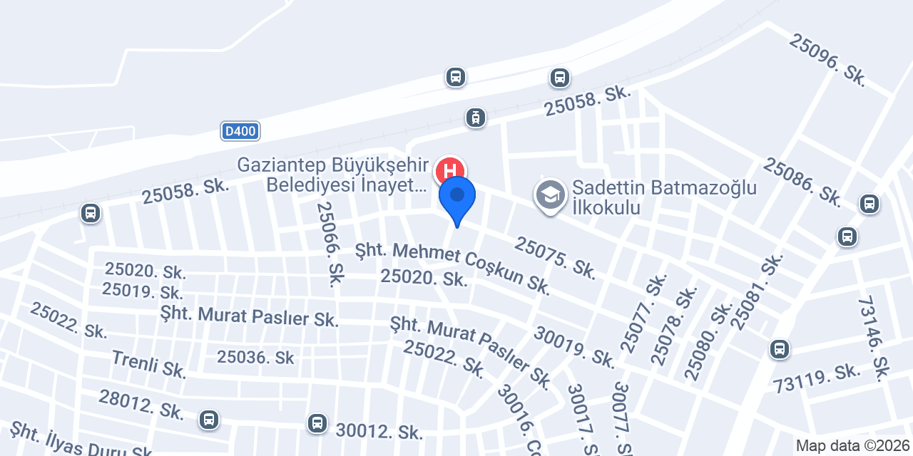 Mercan Eczanesi-Gaziantep konumu