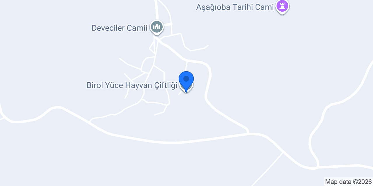 Birol Yüce Hayvan Çiftliği konumu