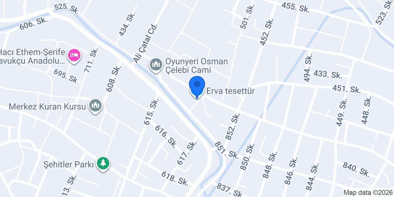 Erva tesettür konumu