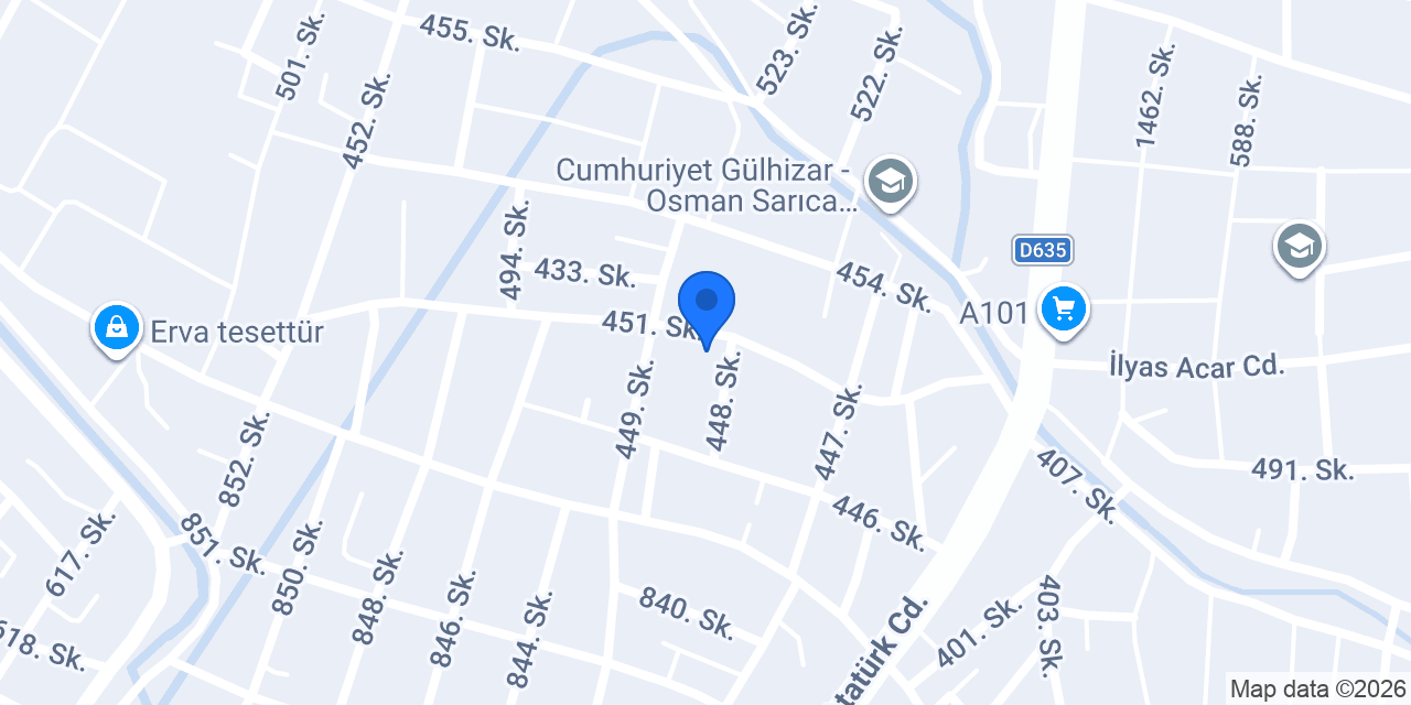 Korkuteli İlçe Sağlık Müdürlüğü konumu
