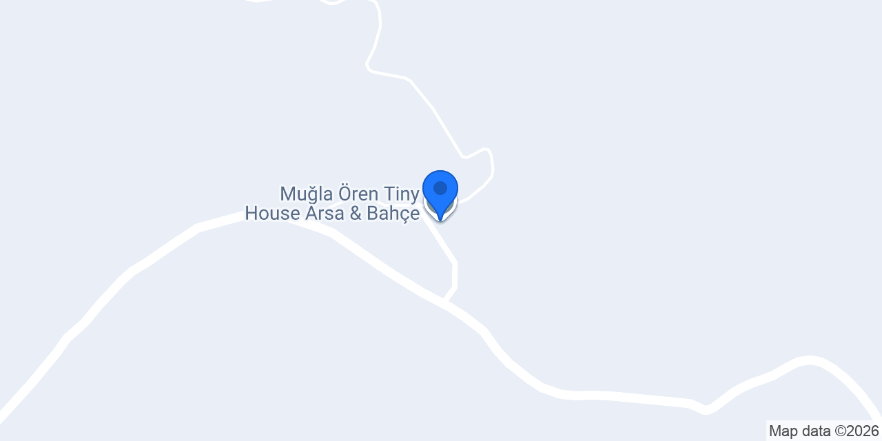 Muğla Ören Tiny House Arsa & Bahçe konumu