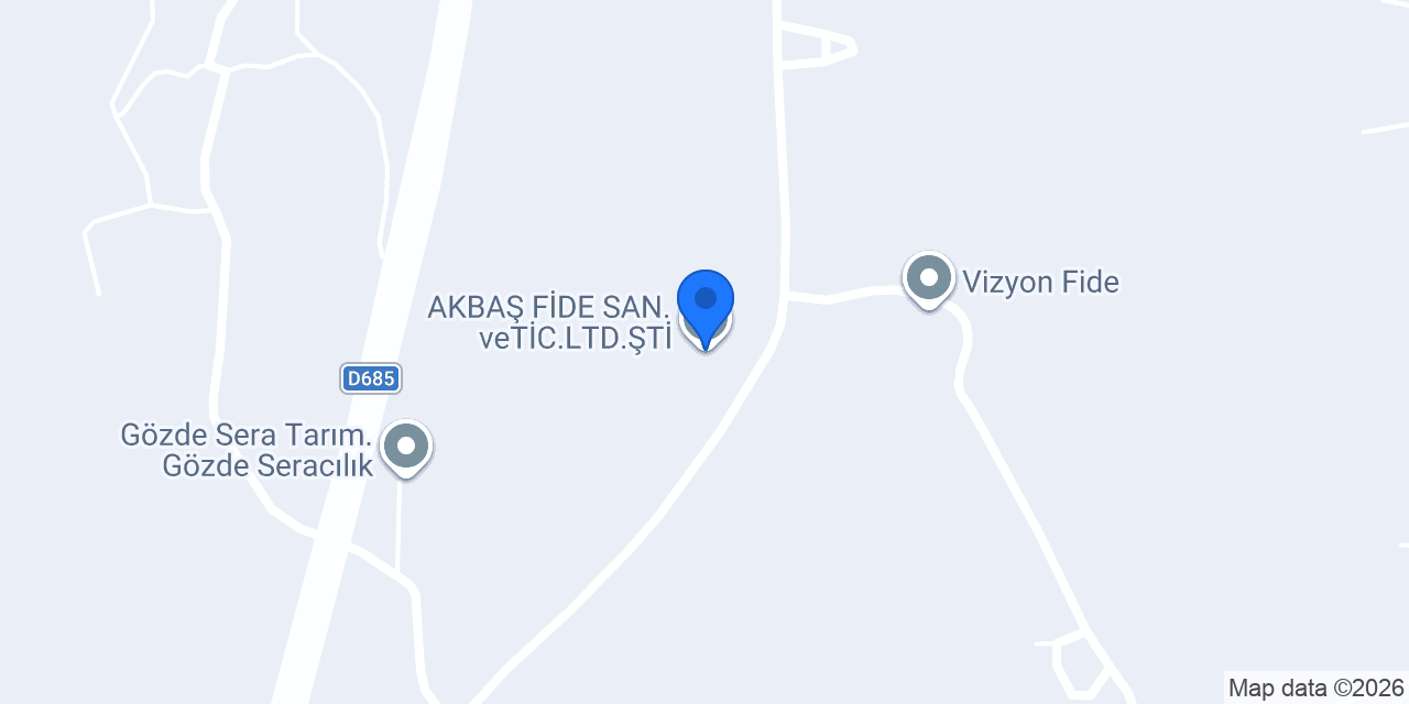 AKBAŞ FİDE SAN.veTİC.LTD.ŞTİ konumu