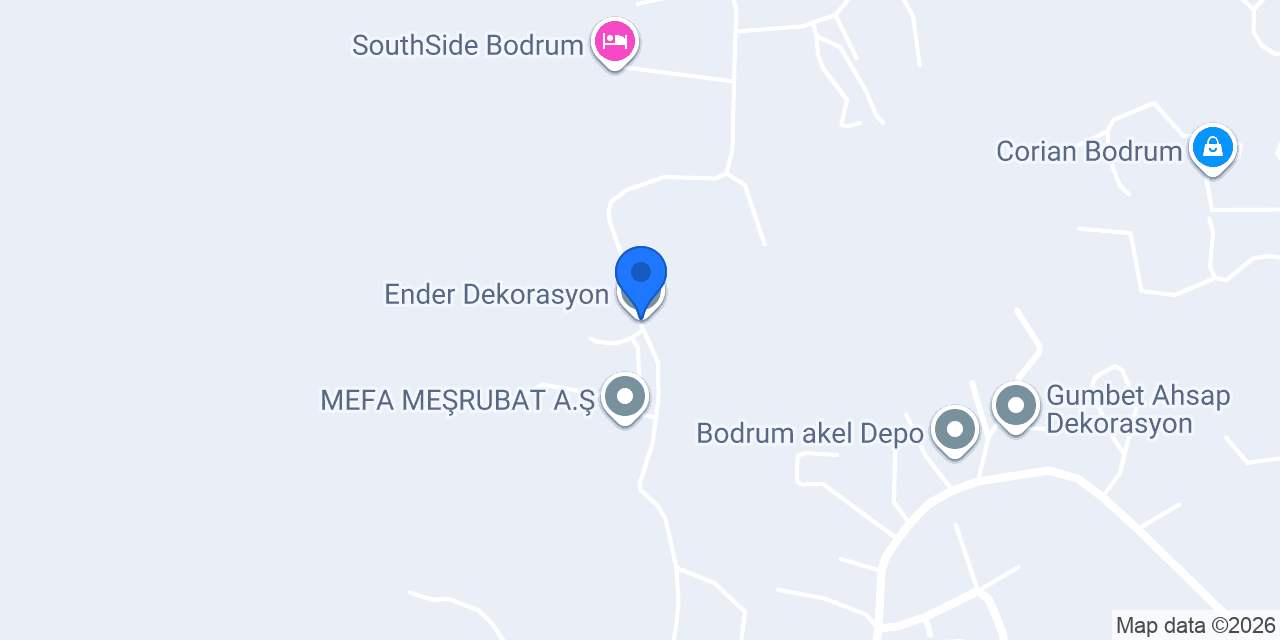 Ender Dekorasyon konumu