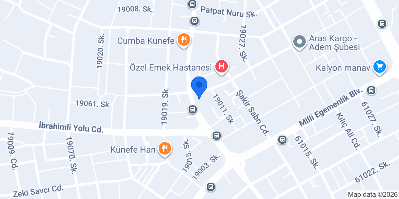 Dönerci Hidayet Usta konumu