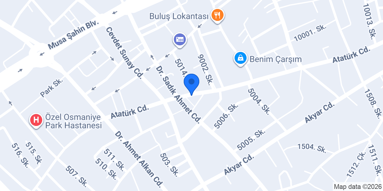 Çukurova Eczanesi konumu