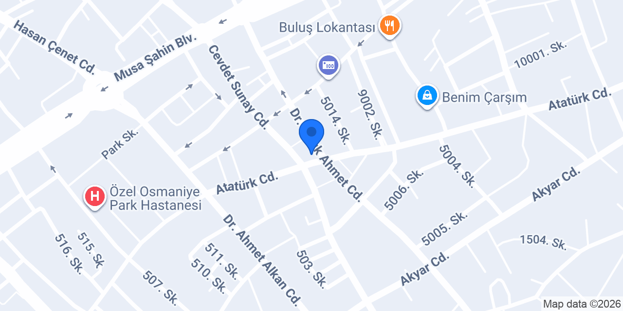 GÜNEYOTEL konumu