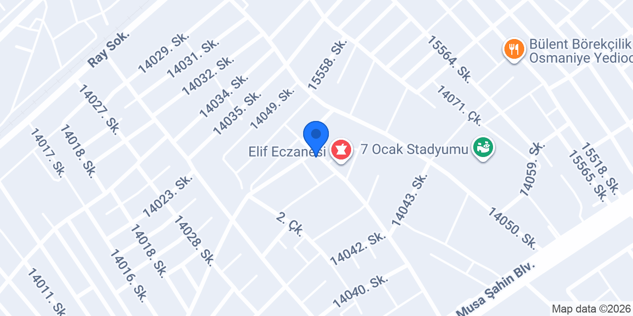 CİHAN ECZANESİ OSMANİYE konumu