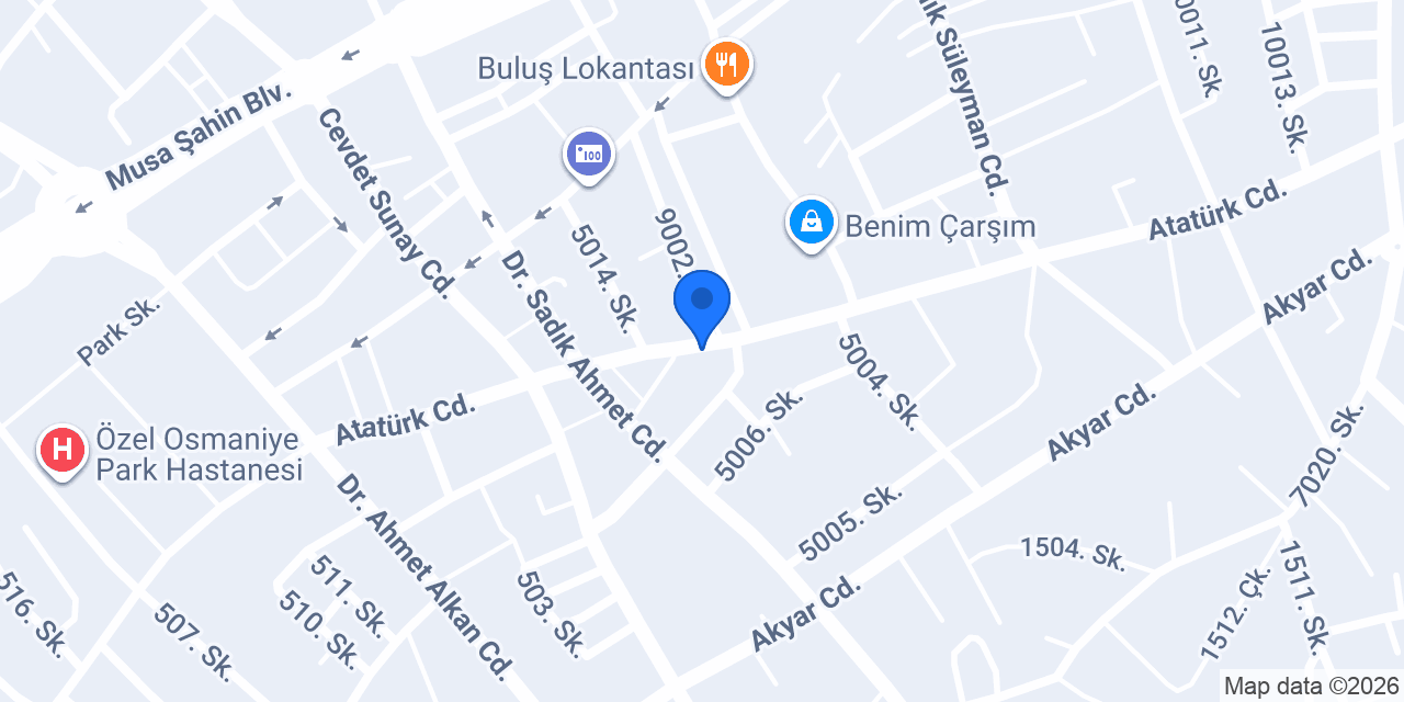 Moda Çın Çın konumu