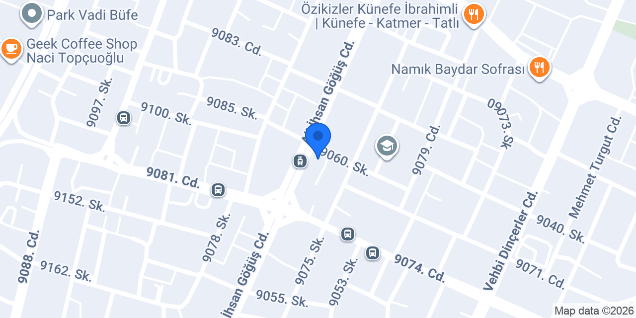 İndeka Mobilya konumu