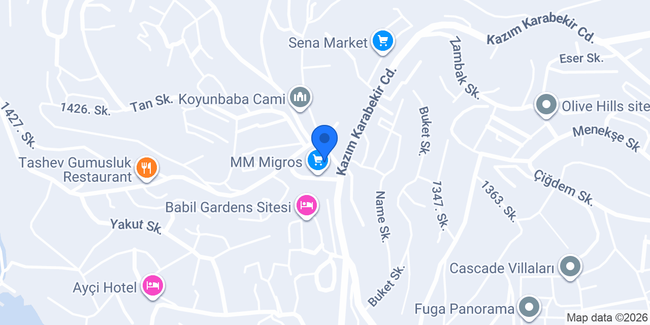 Gürgan Yapı Market konumu