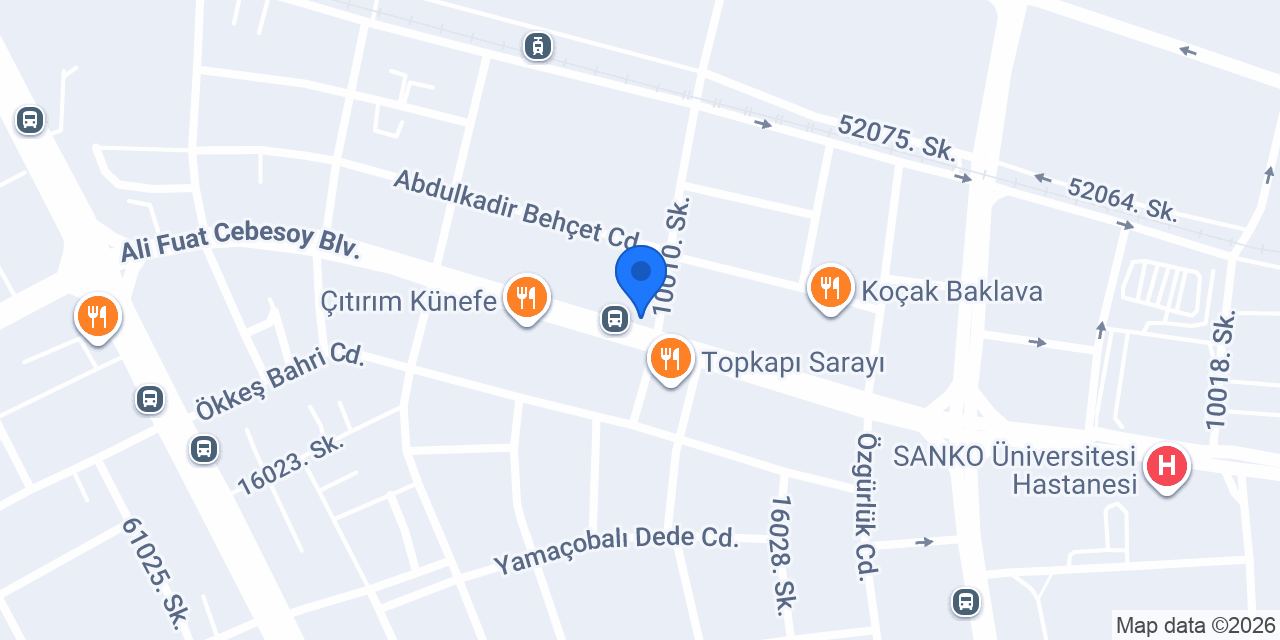 Parkedeco konumu