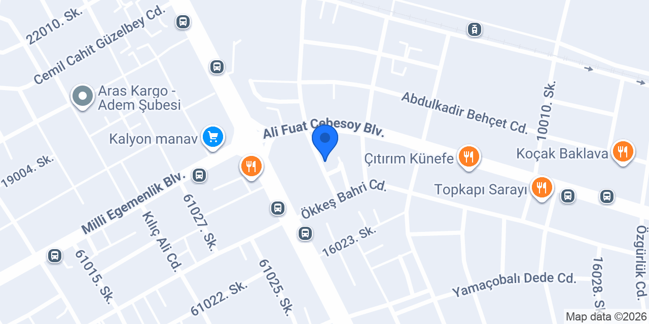 Sınırsız Meraş Kebap Gaziantep konumu