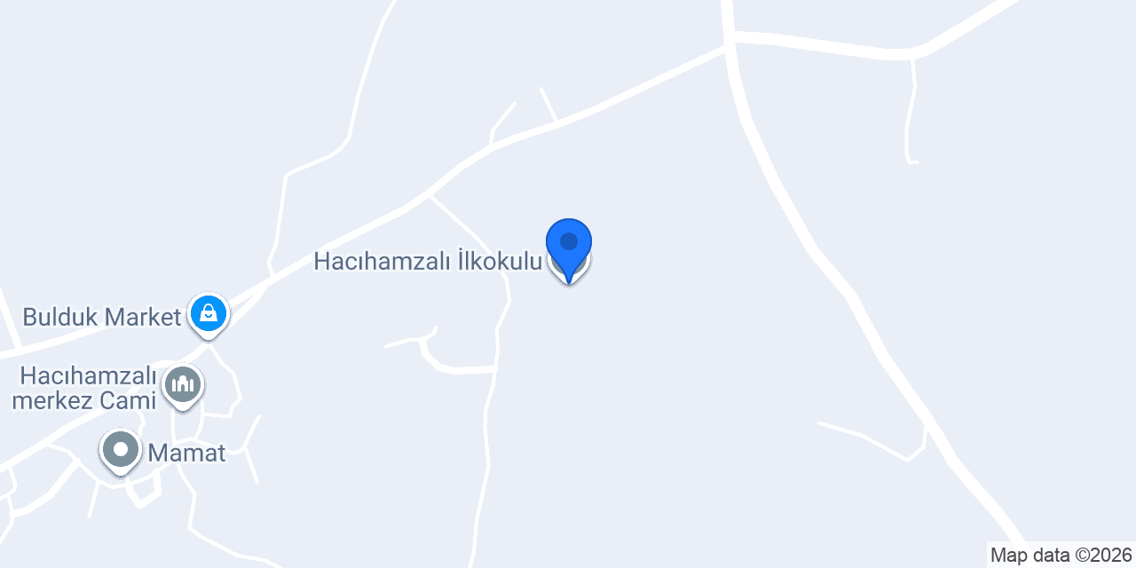 Hacıhamzalı İlkokulu konumu