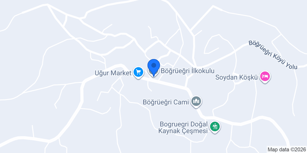 Böğrüeğri İlkokulu konumu