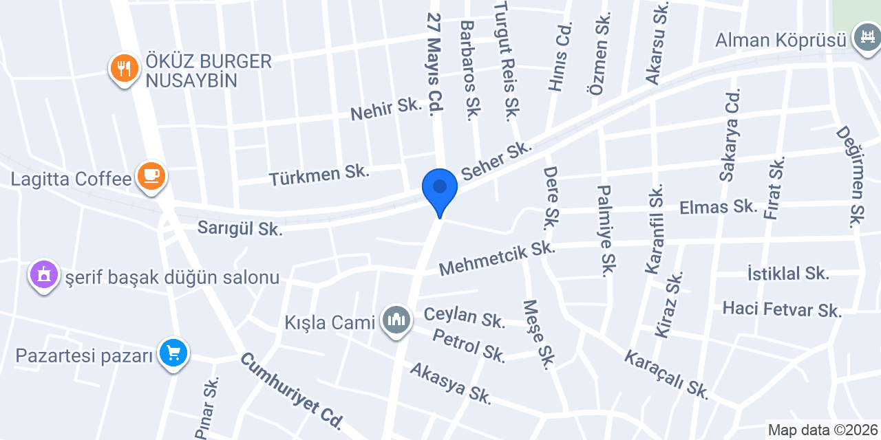 Doyum döner & ızgara konumu