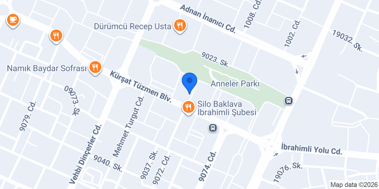 Akbank İbrahimli Şubesi konumu