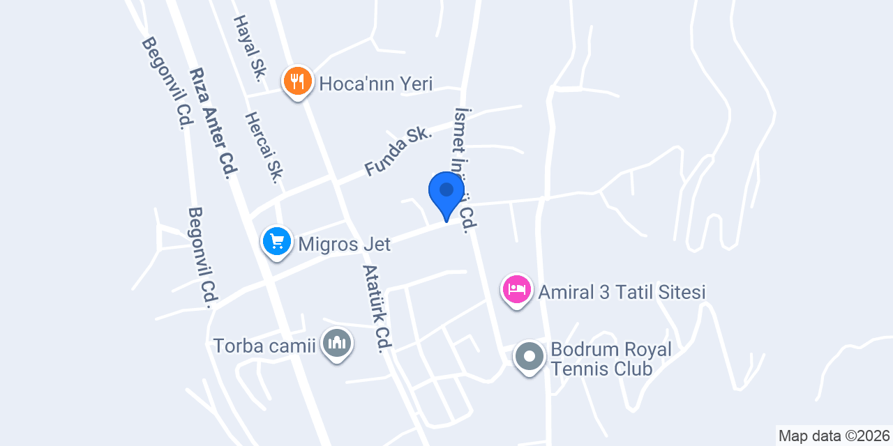 Bodrum Transfer konumu