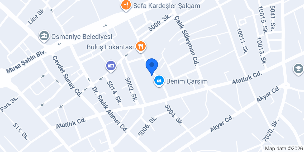 ŞEKERLER SU TESİSAT konumu