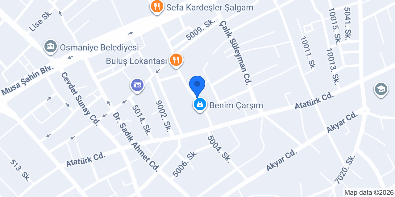 Çenet Ticaret konumu