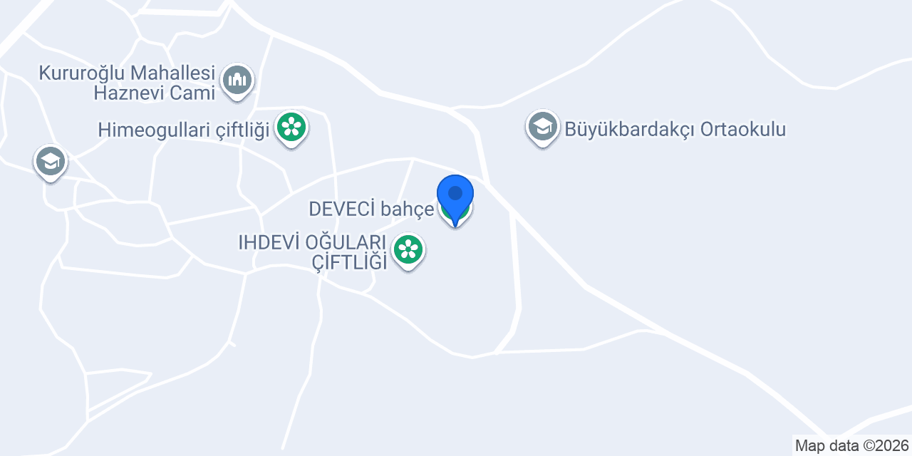 DEVECİ bahçe konumu