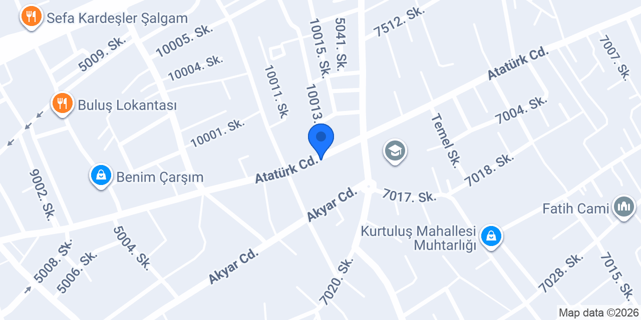 Katmer Cafe konumu