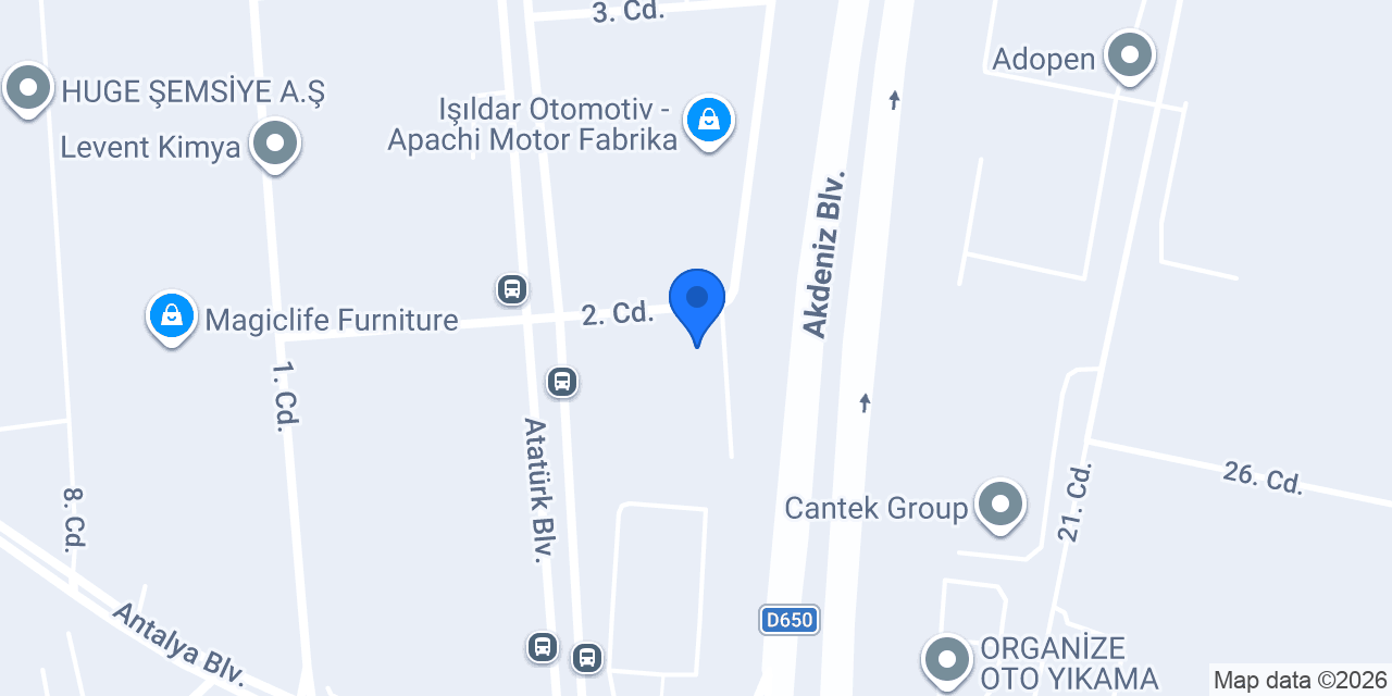 Propak Endüstriyel konumu