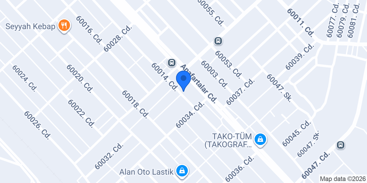 Oğan Oto Lastik konumu