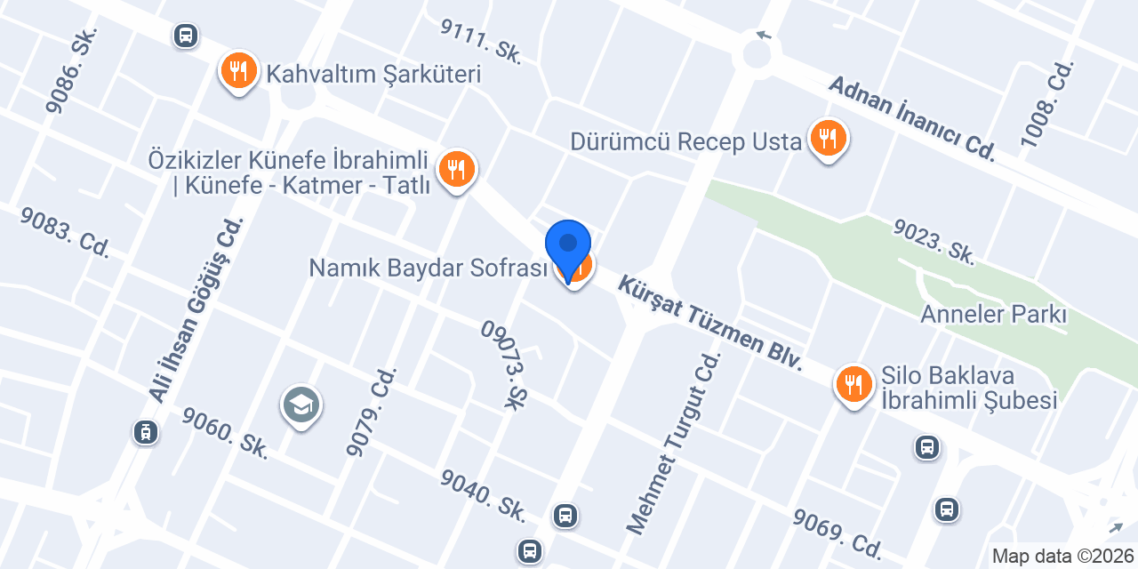 Namık Büfe konumu