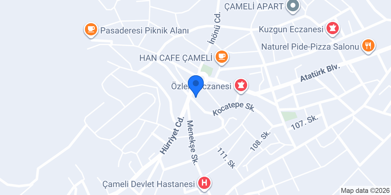 Dt. Özkan Özdemir konumu