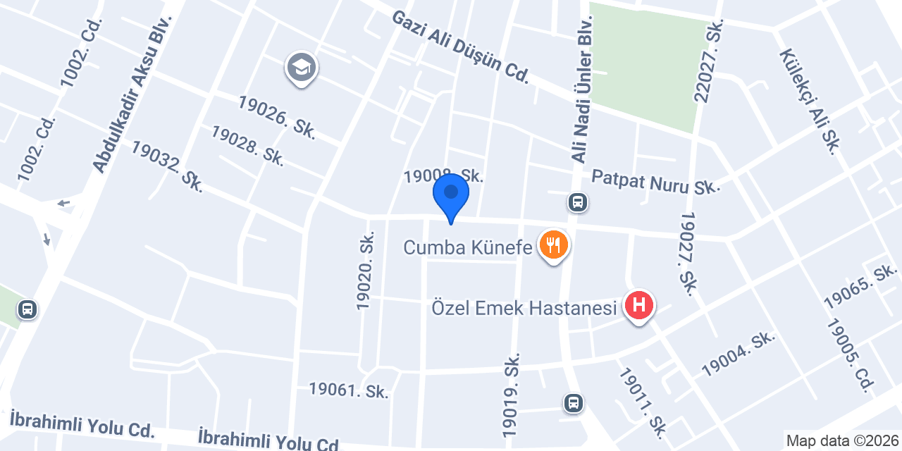 Gaziantep mektebim koleji konumu