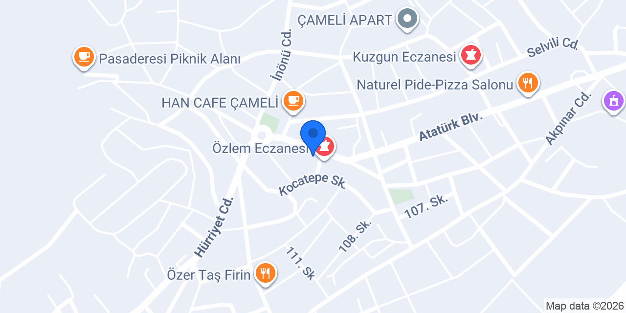 Akyol Dondurma konumu