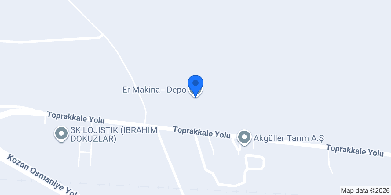 Er Makina - Depo konumu