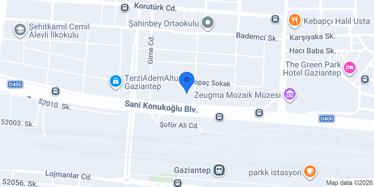 VakıfBank Zeugma Şubesi konumu