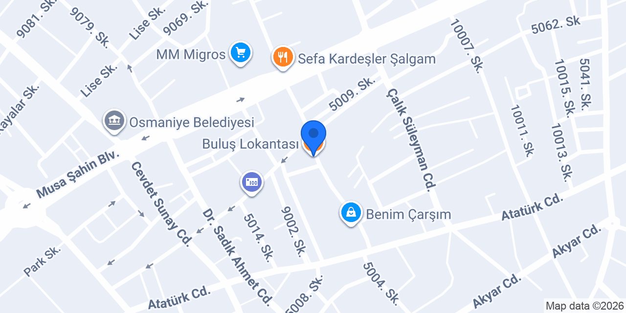 Buluş Lokantası konumu