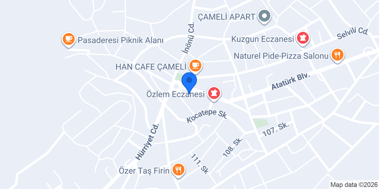 Çameli Dershanesi konumu