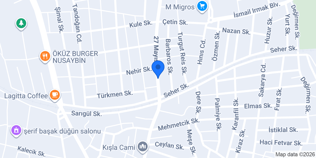 Nebioğlu Dekorasyon konumu