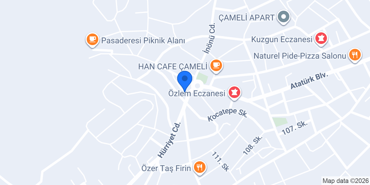 Aydın Veteriner konumu