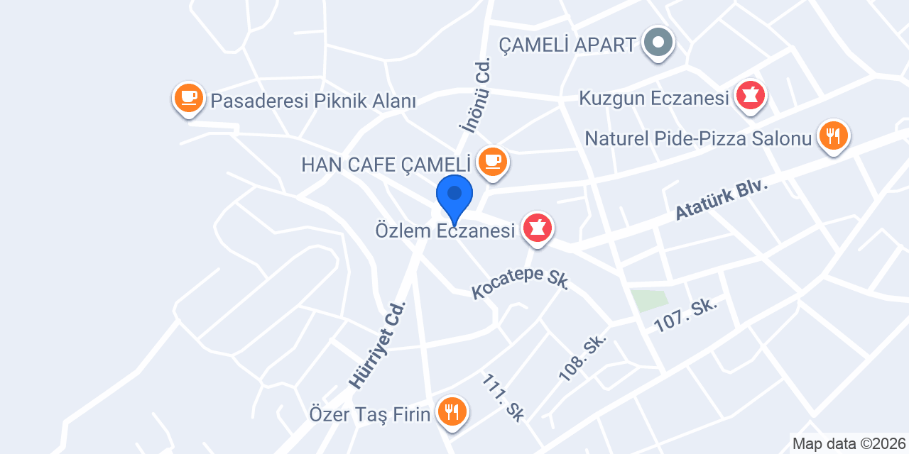 Eymen Izgara Salonu konumu