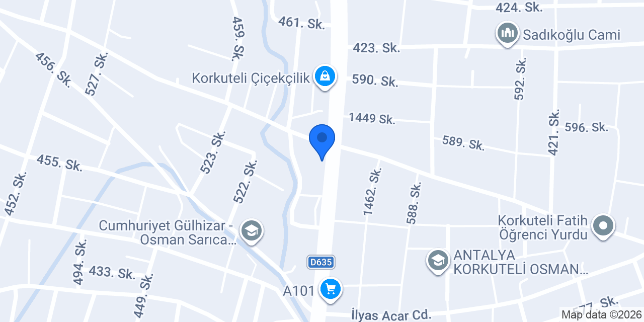 Caneli veteriner kliniği konumu