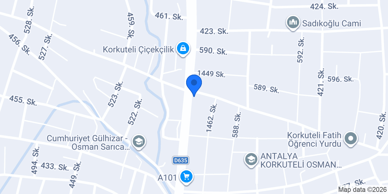 HADİ Unlumamülleri konumu